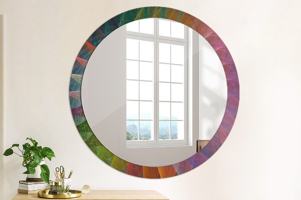 Round decorative mirror Hypnotic spiral