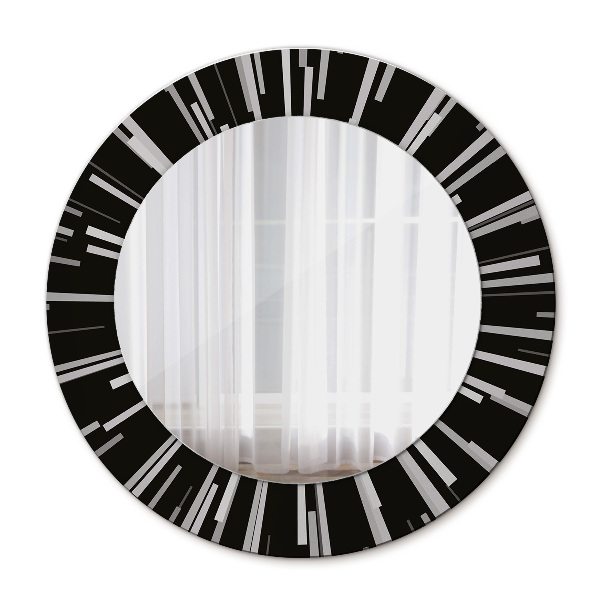 Round decorative mirror Radiant composition