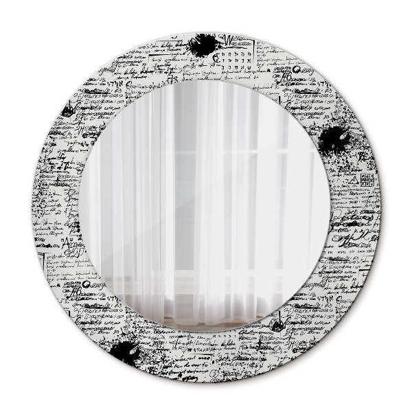 Round decorative mirror Template