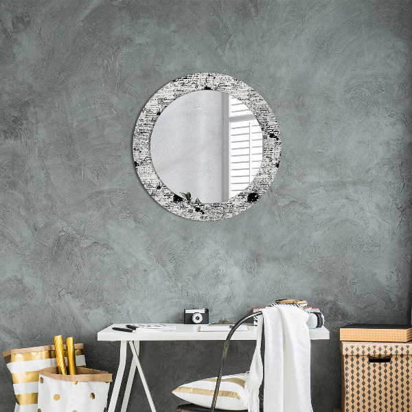 Round decorative mirror Template
