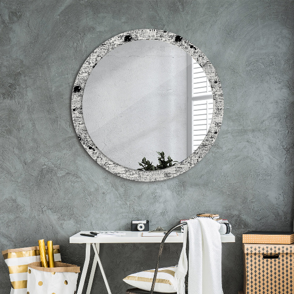 Round decorative mirror Template