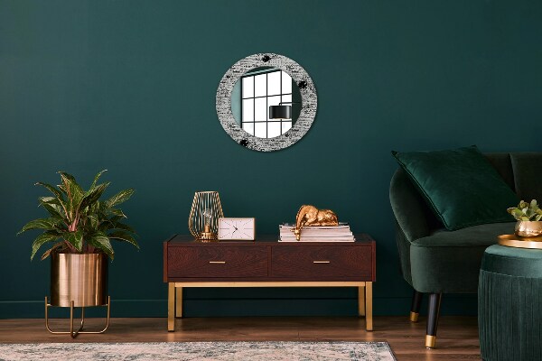 Round decorative mirror Template