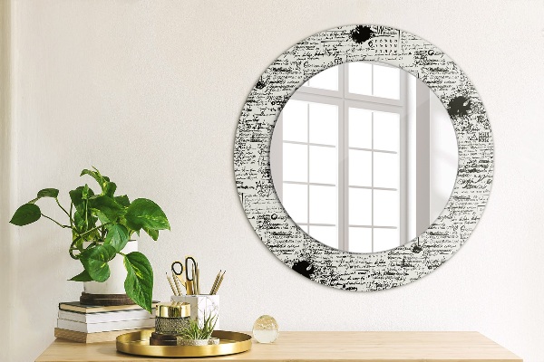 Round decorative mirror Template