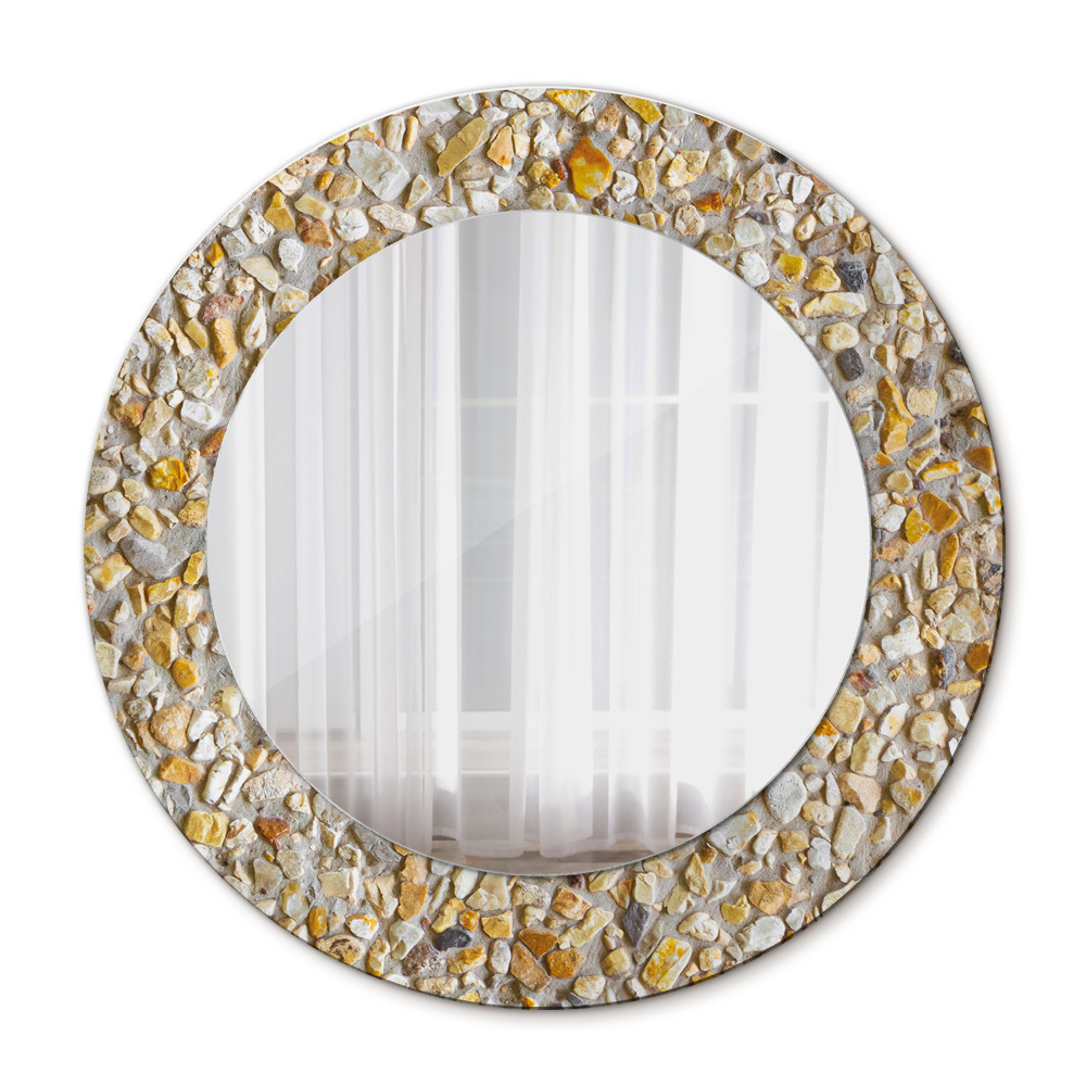 Round decorative mirror Lastric pattern