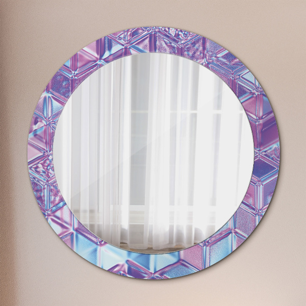 Round wall mirror decor Abstract surreal