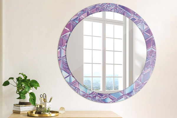 Round wall mirror decor Abstract surreal