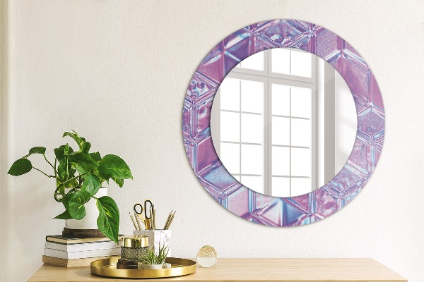 Round wall mirror decor Abstract surreal