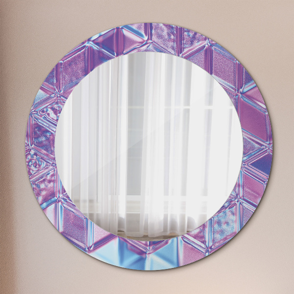 Round wall mirror decor Abstract surreal