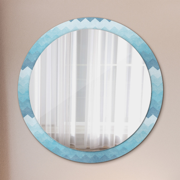 Round wall mirror decor Shoemaker's pattern
