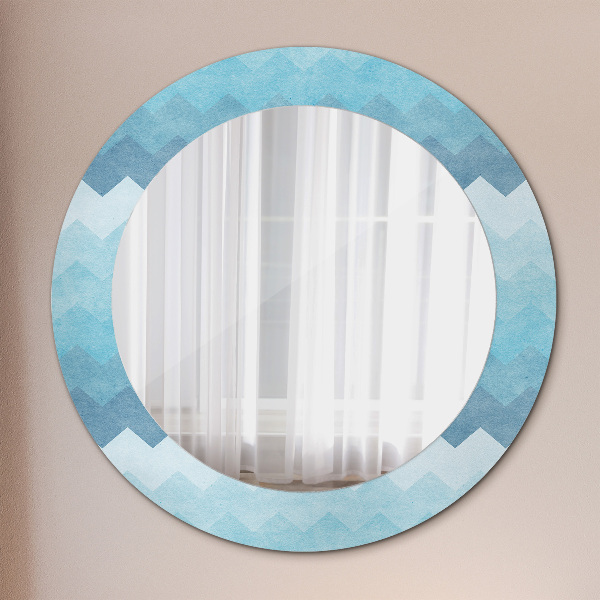 Round wall mirror decor Shoemaker's pattern