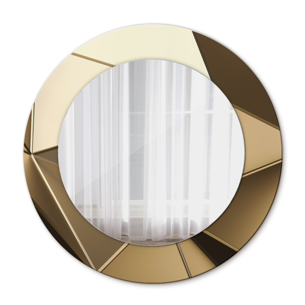Round decorative mirror Modern abstraction
