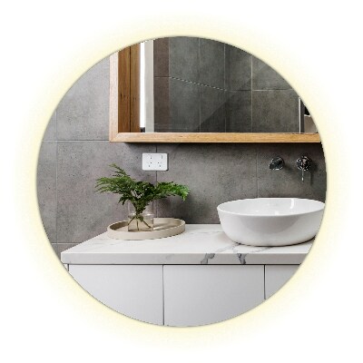 Round bath led mirror 39 in