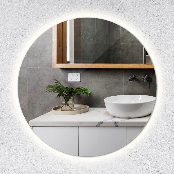 Round bath led mirror 39 in