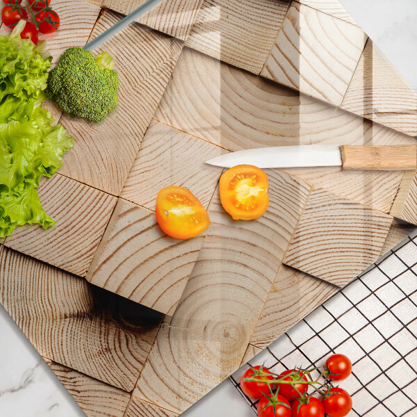 Kitchen worktop protector Wooden squares