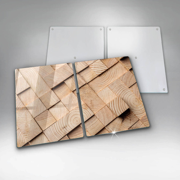 Kitchen worktop protector Wooden squares