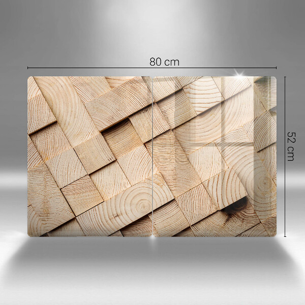 Kitchen worktop protector Wooden squares