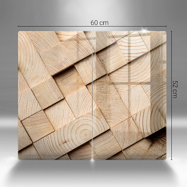 Kitchen worktop protector Wooden squares