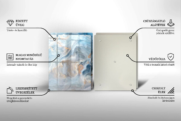 Kitchen worktop saver Marble texture