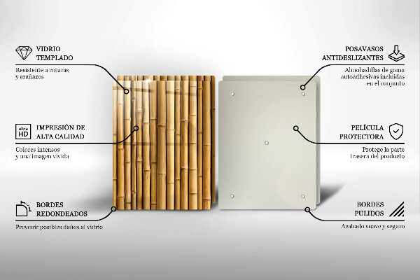 Kitchen worktop saver Nature boho bamboo