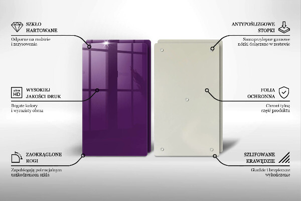 Kitchen countertop cover Violet colour