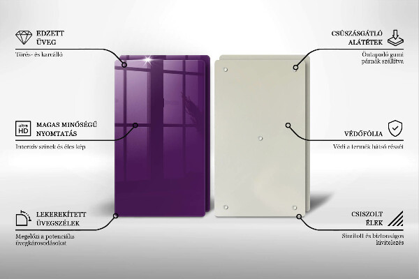 Kitchen countertop cover Violet colour