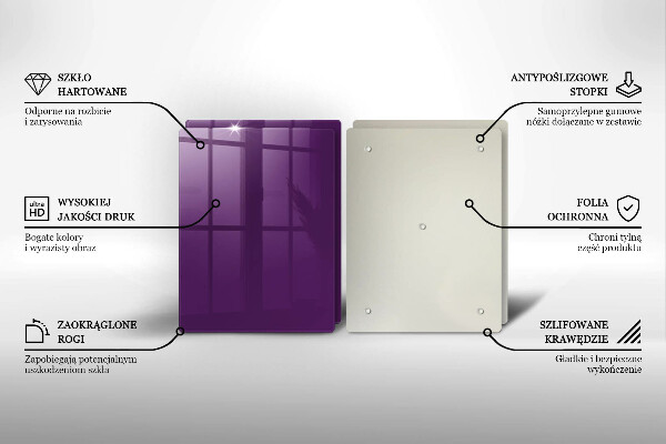 Kitchen countertop cover Violet colour