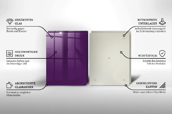 Kitchen countertop cover Violet colour