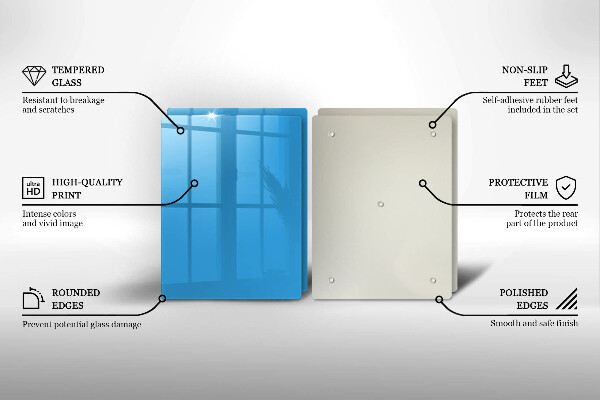 Kitchen countertop cover Blue color