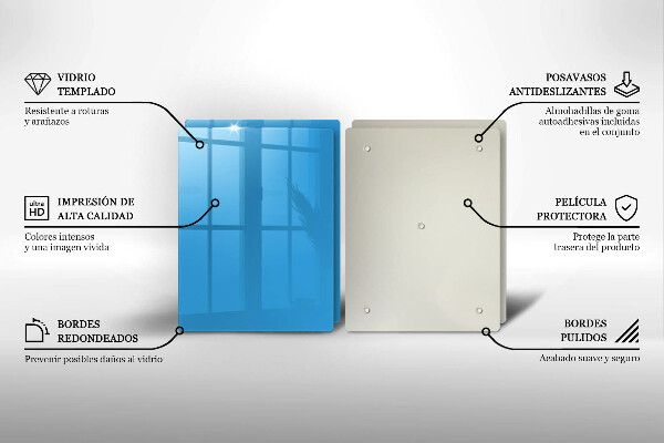 Kitchen countertop cover Blue color