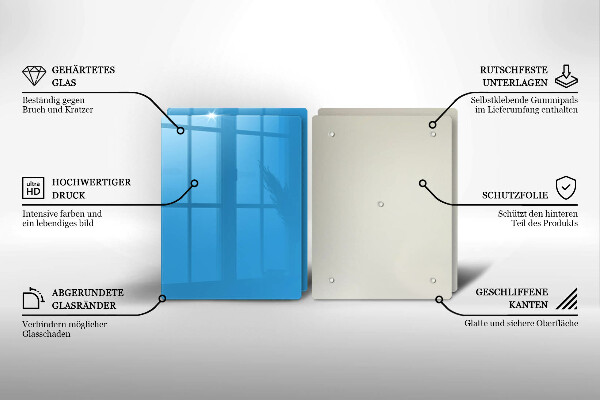 Kitchen countertop cover Blue color