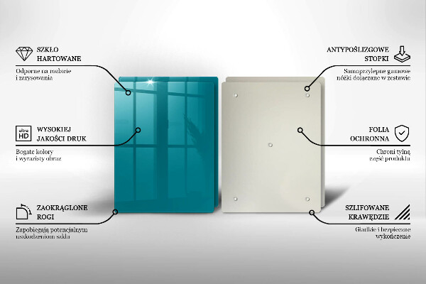 Kitchen countertop cover Turquoise