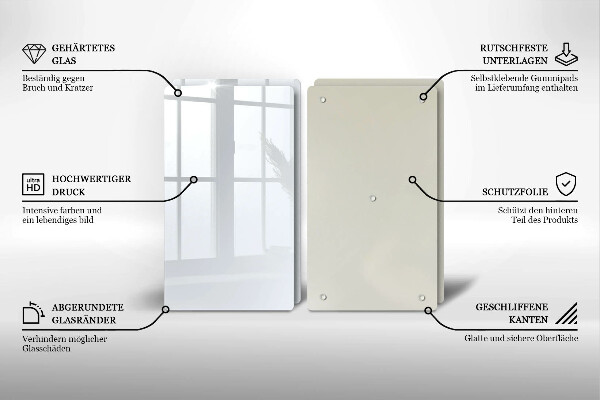 Kitchen countertop cover White color