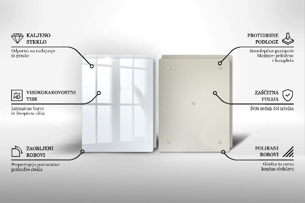 Kitchen countertop cover White color