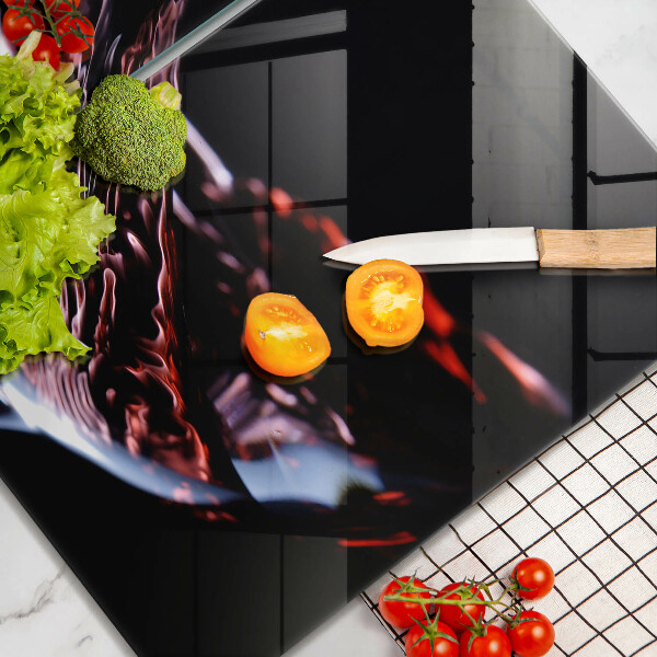 Kitchen worktop saver A glass of red wine