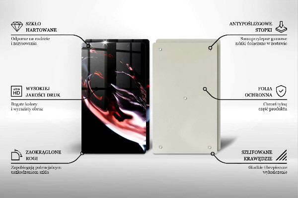 Kitchen worktop saver A glass of red wine