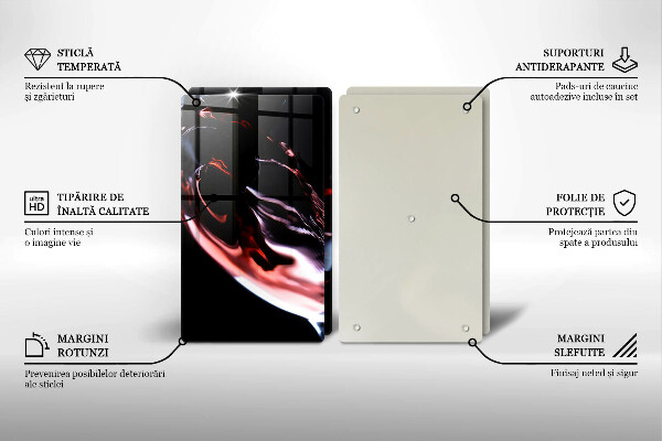 Kitchen worktop saver A glass of red wine