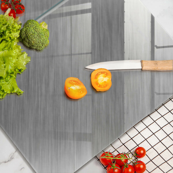 Kitchen worktop saver Metal texture background