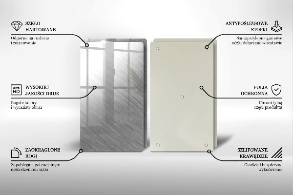 Kitchen worktop saver Metal texture background