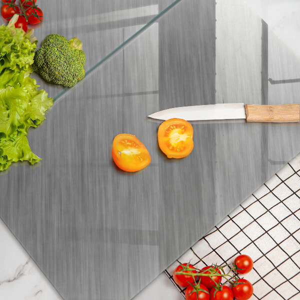 Kitchen worktop saver Metal texture background