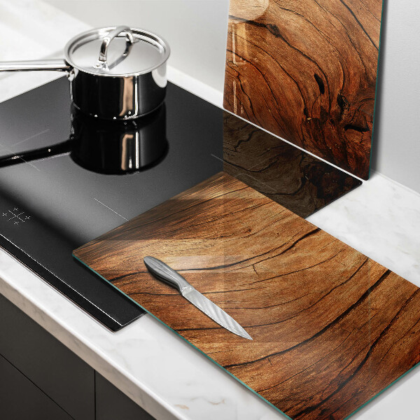 Kitchen worktop saver Wood board texture