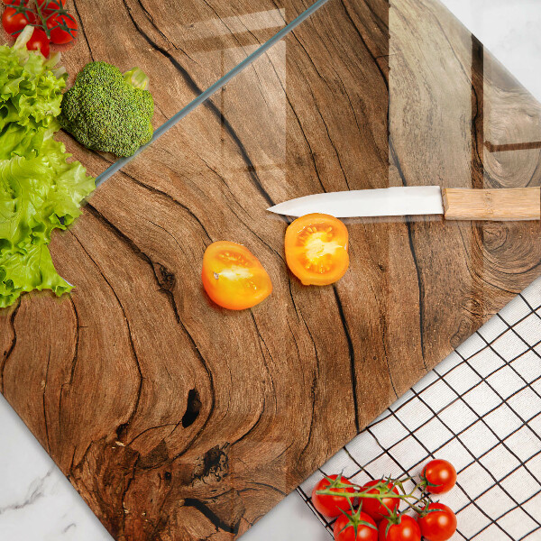 Kitchen worktop saver Wood board texture