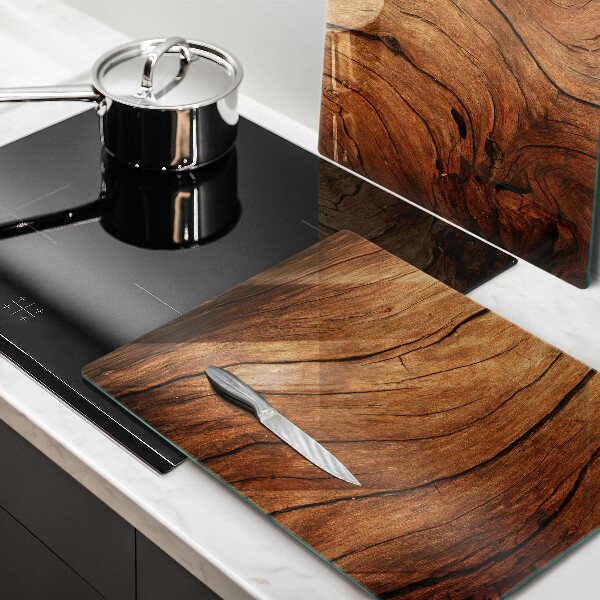 Kitchen worktop saver Wood board texture