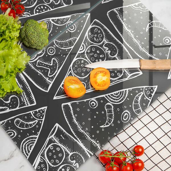 Kitchen worktop saver Pizza illustration