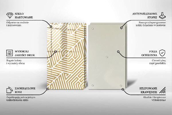 Kitchen worktop saver Geometric lines