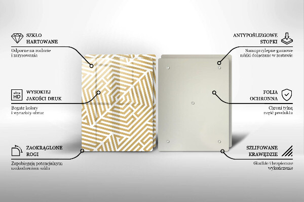 Kitchen worktop saver Geometric lines