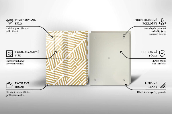 Kitchen worktop saver Geometric lines