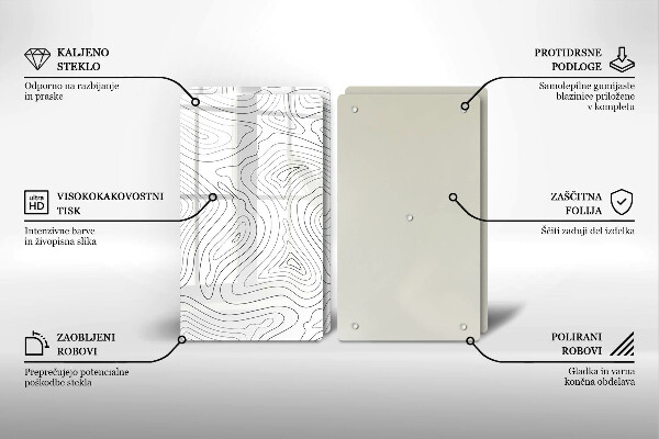 Kitchen worktop saver Abstraction shapes