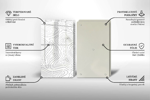 Kitchen worktop saver Abstraction shapes