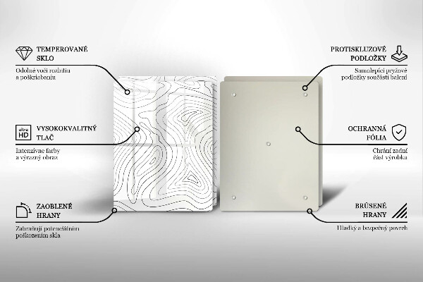 Kitchen worktop saver Abstraction shapes