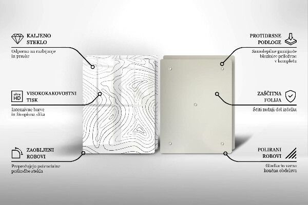 Kitchen worktop saver Abstraction shapes